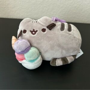 Pusheen Plush Cat with Ice Cream